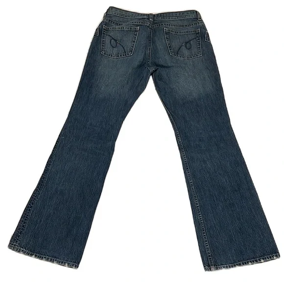 Women’s OLD NAVY, 100% Cotton Wide Leg Jeans, Denim, Size 10 - Picture 3 of 5